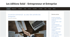 Desktop Screenshot of editions-solal.fr