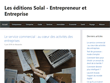 Tablet Screenshot of editions-solal.fr